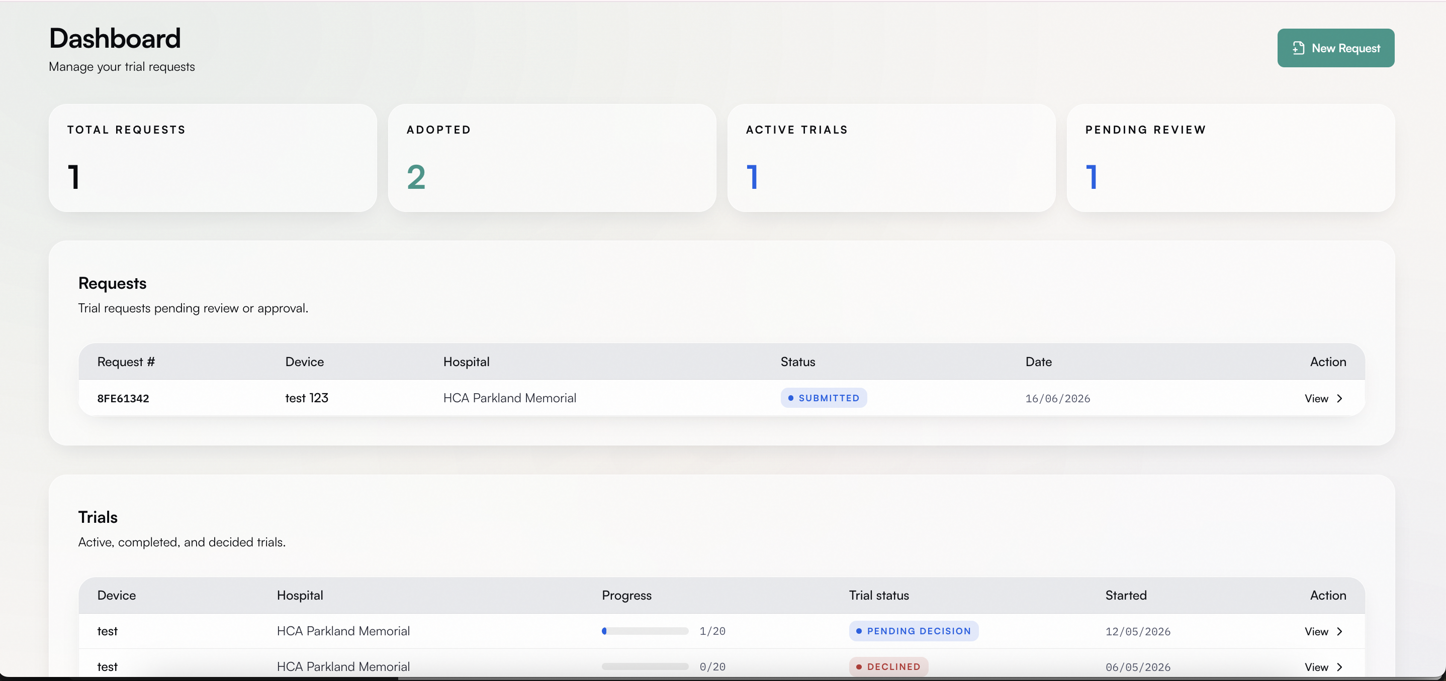 Tryalz project preview